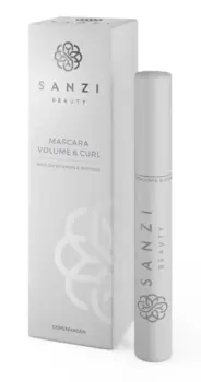 Sanzi Beauty Mascara Volume & Curl, Brun, 6ml.