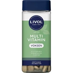 Livol Multivitamin m.urter, 150tab