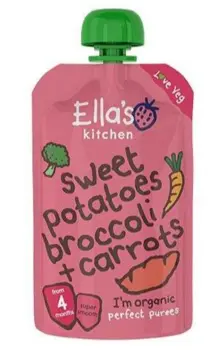 Babymos Ø søde kartofler, Ellas Kitchen, 120g.