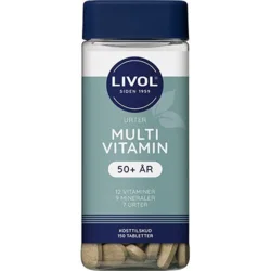 Livol Multivitamin m. urter 50+, 150tab