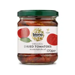 Biona Organic Soltørrede tomater i olivenolie Ø, 170g