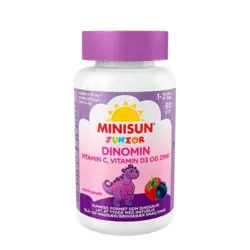 Biosym Dinomin C & D3 vitamin Junior, 60 gum