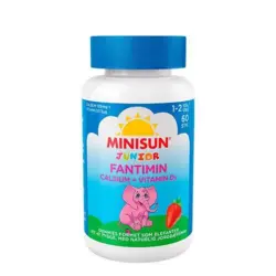 Biosym Fantimin Calcium & D3 vitamin Junior, 60 gum