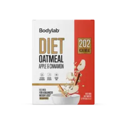 Bodylab Diet Oatmeal - apple & cinnamon, 12x55 g