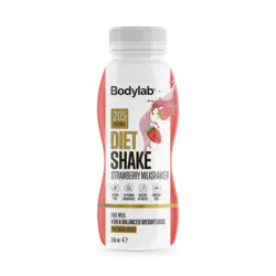 Bodylab Diet Shake Ready to Drink - strawberry milkshake, 330ml