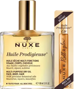 Nuxe Huile Prodigiuese Dry Oil + Roll-on "Gold", 100ml+8ml.
