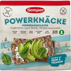 Semper Knækbrød Powerknäcke Glutenfri, 225g