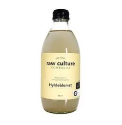 Raw Culture Kombucha Hyldeblomst Ø, 330ml