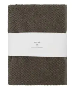 Meraki Håndklæde, Solid, Army, 70x140cm.