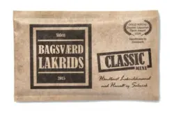 Bagsværd Lakrids Hel Plade Lakrids "Classic Mini", 40g.