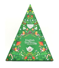 English Tea Shop Triangular tejulekalender grøn Ø