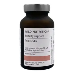 Wild Nutrition Fertility Support multivitamin til kvinder, 60kap