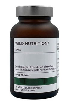 Wild Nutrition Food-Grown Iron plus, 30kap