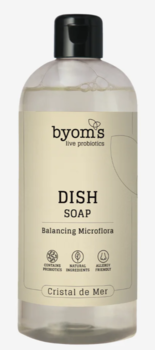 Byoms Probiotic Dish Soap - Ecocert, No Perfumes, 1000ml.