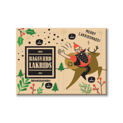 Bagsværd Lakrids Adventskalender 2025, 4 x 160g
