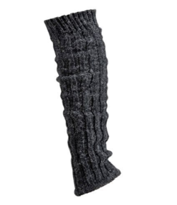 Benvarmere med Alpaka uld, Mørkegrå
