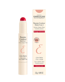 Embryolisse Color Balm 3-in-1 stick, Intense Red, 2,5gr.