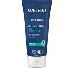 Weleda Active Fresh 3in1 Shower Gel - For men, 200ml.
