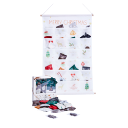 Aalborgchokoladen Refill boks til Stof Julekalender for 2, 240g.