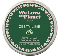 We Love The Planet Deodorant balm Zesty Lime, 35g.