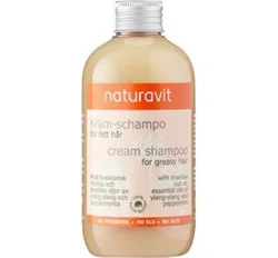 Naturativ, Cream Shampoo For Fedtet Hår, 250ml.