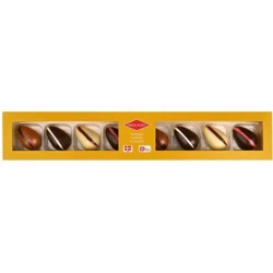 Gaveæske Gul kollektion 8 stk. Fyldte Æg Ø, 72g.