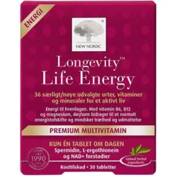 New Nordic Longevity Life Energy, 30tab.