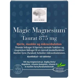 New Nordic Magic Magnesium Taurat, 60tab.