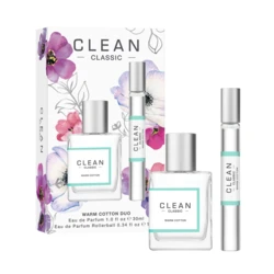 Clean Gift Set Classic Warm Cotton Duo EdP 30 ml + Rollerball 10 ml