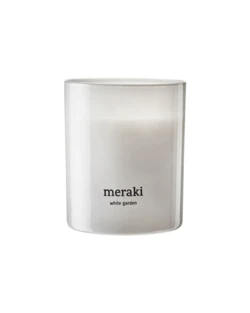 Meraki Duftlys White Garden, 1stk., 200g.