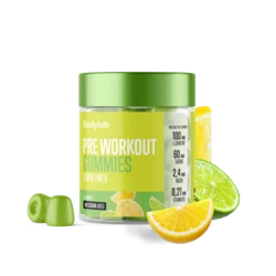 Bodylab Pre Workout Gummies Lemon Lime, 60 stk.