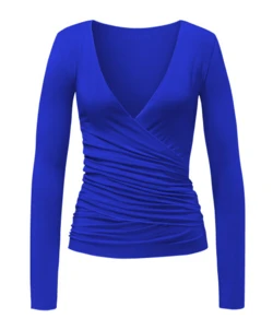 Curare Flow #24 Wrap Jacket - Royal blue
