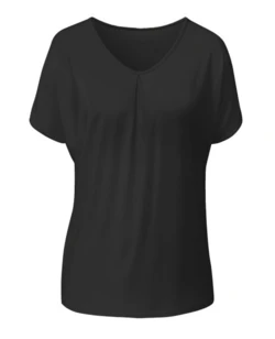 Curare Flow #2424 Shirt V-Neck - Black
