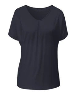 Curare Flow #2424 Shirt V-Neck - Midnight-blue