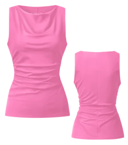 Curare Flow #2503 sporty elegant top - Pink