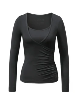 Curare Flow #37 Wrap Shirt - Black