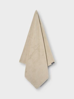 Humdakin badehåndklæde i økologisk bomuld, Light Stone, 150x75cm.