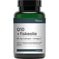 Mezina Q10 + Fiskeolie, 60kap.