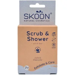 Skoon Solid Scrub & Shower bar 2 in 1, 90g.