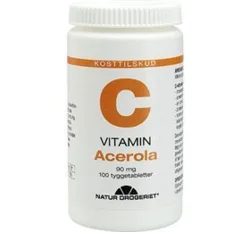 Natur Drogeriet Acerola med C-vitamin, 100tab.