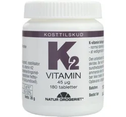 Natur Drogeriet K2-vitamin, 180tab.