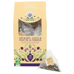 English Tea White Tea, Coconut & Passion Fruit Tea Ø, 15br.
