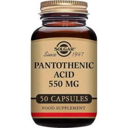 Solgar Pantothensyre 550 mg, 50kap.