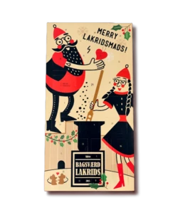 Bagsværd Lakrids Julekalender 2026, 25 låger, 625g.