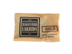 Bagsværd Lakrids Hel Plade Lakrids "Vanilje mini", 40g.