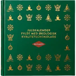 Økoladen Julekalender m. fyldte chokolade & lakridskugler Ø, 310 g.