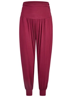 Curare Flow #2234 Long Yogapants cuffs - Bordeaux