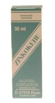 Zinkokehl homøopatiske dråber, 30ml.