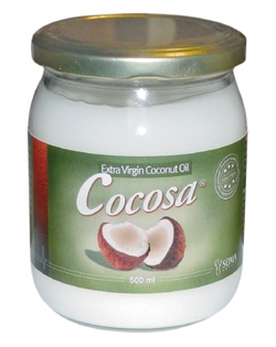 Kokosolie - Cocosa Extra jomfru olie som smør Ø 500ml.