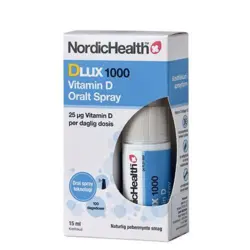 NordicHealth Dlux 1000 - Vitamin D Oral Spray, 15ml.